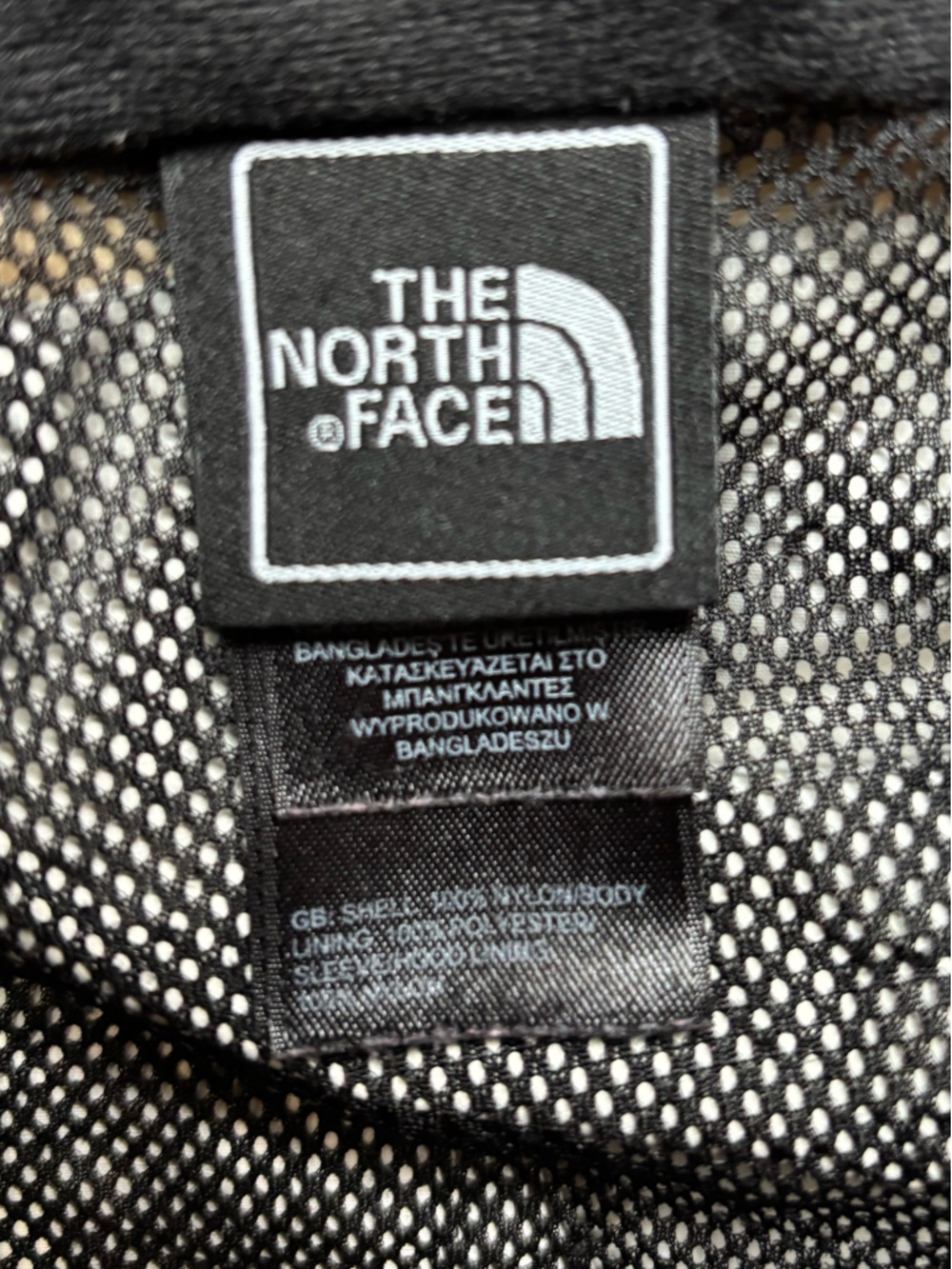 The North Face Womens Rain Jacket Hooded Wind Black Size S/P - Picture 5 of 8